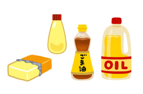 様々な食用の油